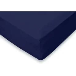 Eleganzzz Hoeslaken Flanel 35cm Hoekhoogte - blauw 180x210/220cm Online