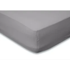 Eleganzzz Hoeslaken Jersey Katoen Stretch 35cm Hoge Hoek - licht grijs 80/90x190/200cm Discount