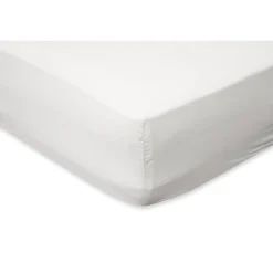 Eleganzzz Hoeslaken Katoen Perkal 35cm Hoekhoogte - wit 180x210/220cm Clearance