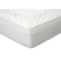 Eleganzzz Hoeslaken Katoen Perkal 35cm Hoekhoogte - wit 160x200cm Outlet