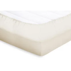 Eleganzzz Topper Hoeslaken Katoen Perkal - ivoor 90x200cm Clearance