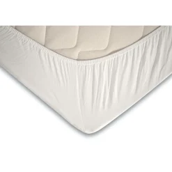 Eleganzzz Topper Hoeslaken Jersey Katoen Stretch - wit 90x210/220 - 100x200 Discount