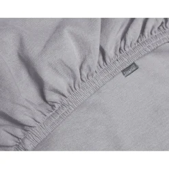 Eleganzzz Topper Hoeslaken Jersey Katoen Stretch - licht grijs 160x210/220cm - 180x200cm Outlet