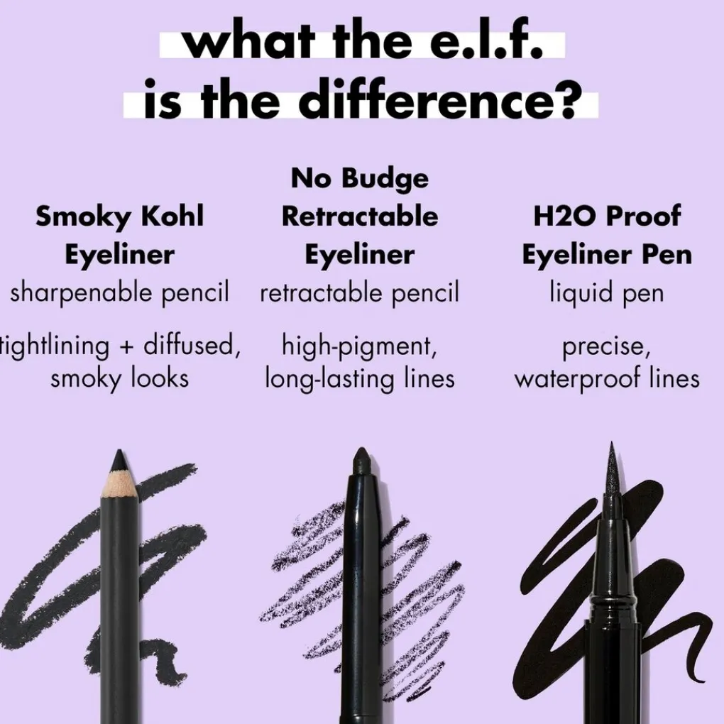ELF e.l.f. Black Velvet Smokey Kohl Eyeliner Clearance