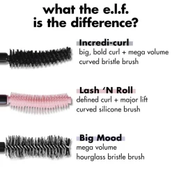 ELF e.l.f. Deep Brown Incredible Curl Mascara Hot