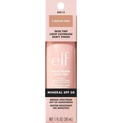 ELF e.l.f. Halo Glow SPF50 9 Medium Cool Skin Tint