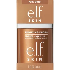 ELF e.l.f. Skin Bronze + Nourish Pure Gold Bronzing Drops New