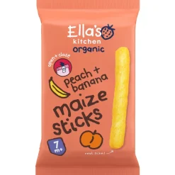 Ella's Kitchen 7+M Peach + Banana Maize Sticks Best