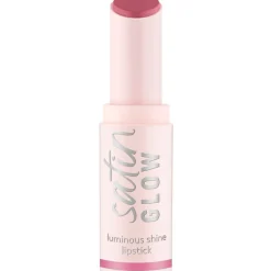 Essence Satin Glow 04 Let's Get Mauvin Luminous Shine Lipstick Outlet