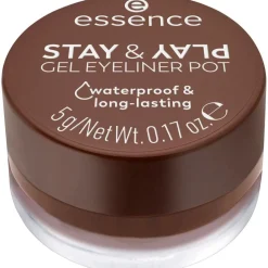 Essence Stay & Play 02 Brown Gel Eyeliner Pot Outlet