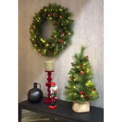 Everyday Miniature Pine cone & Berry tree verlichte tafelkerstboom Outlet