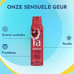 Fa Sensual Glamorous Black Orchid Deodorant Spray Outlet
