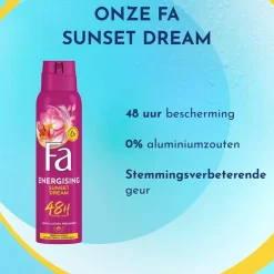 Fa Sunset Dream Deodorant Spray Hot