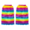 Overig Fake Fur Gebreide Beenwarmers Online