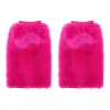 Overig Fake Fur Gebreide Beenwarmers Discount