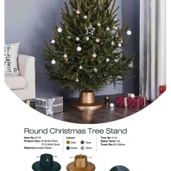 Famiflora kerstboomvoet met schroefklem Discount