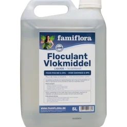 Famiflora Vlokmiddel vloeibaar 10L voor kristalhelder water New
