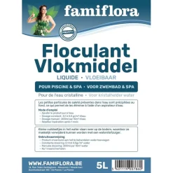 Famiflora Vlokmiddel vloeibaar 10L voor kristalhelder water New