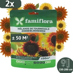 Famiflora zonnebloemenmix bloemenzaden Online