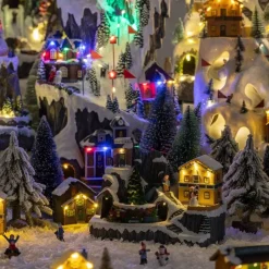 Fééric Lights and Christmas verlicht kerstdorp 'De kerstchalet in de bergen' Outlet