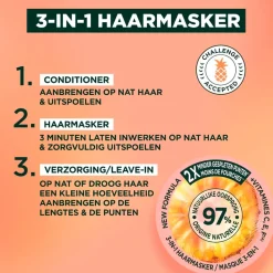 Fructis Garnier Pineapple Hair Food 3-In-1 Haarmasker Outlet