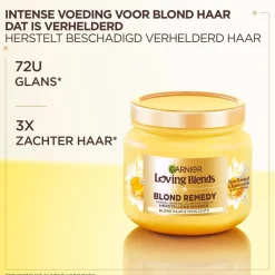 Loving Blends Garnier Blond Remedy Sun-Kissed Chamomile & Bloemenhoning Herstellend Masker Best