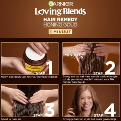 Loving Blends Garnier Hair Remedy Honing Goud Herstellend Haarmasker Online