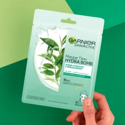 Garnier Skin Naturals Garnier SkinActive Hydra Bomb Groene Thee Tissuemasker Clearance