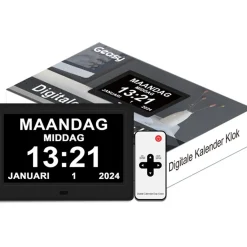 GEASY Dementieklok met 24 Alarmfuncties Sale