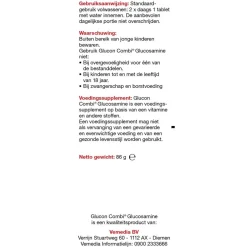 Glucon Combi Glucosamine + Chondroïtine + Vitamine C Tabletten New