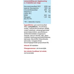 Glucon Combi Glucosamine Chondroïtine/MSM+ Mangaan Tabletten Online