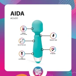 Good Vibes Only Aida Wand Massager Sale