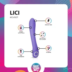Good Vibes Only Lici G-Spot Vibrator Sale