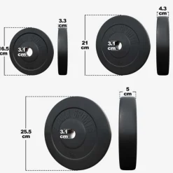 Gorilla Sports Halterschijven Set Best