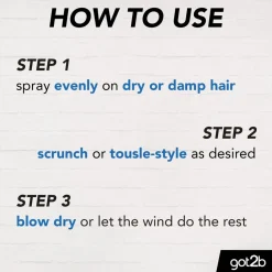 Got2B Beach Matt Texturizing Salt Spray New