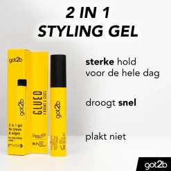 Got2B Glued 4 Brows & Edges 2-in-1 Gel New