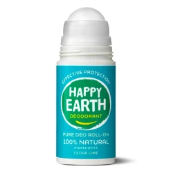 Happy Earth 100% Natural Cedar Lime Deodorant Roller Outlet