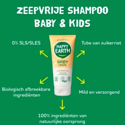 Happy Earth Baby & Kids 100% Natural Shampoo Clearance