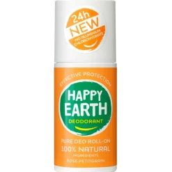 Happy Earth Rose Petitgrain Deodorant Roller Discount