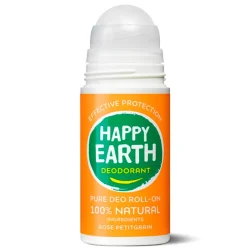 Happy Earth Rose Petitgrain Deodorant Roller Discount