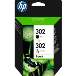 HP 302 Originele Zwarte/Drie-Kleuren Inktcartridges Best
