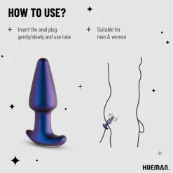 Hueman Meteoroid Rimmende Anaal Plug