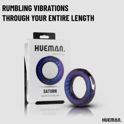 Hueman Saturn Vibrerende Cock/Ball Ring Hot