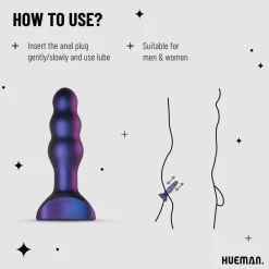 Hueman Space Invader Vibrerende en Stotende Buttplug Clearance