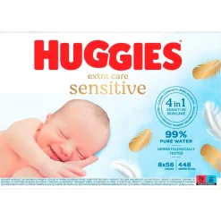 Huggies Extra Care Sensitive Babydoekjes Outlet