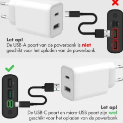 Imoshion 20.000 mAh Powerbank met 22.5W Snellader - Noodpakket Hot