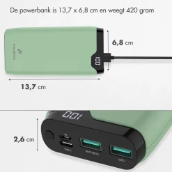 Imoshion 20.000 mAh Powerbank met 22.5W Snellader - Noodpakket Hot