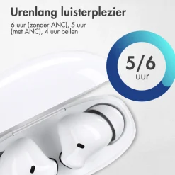 Imoshion Aura Pro Draadloze Bluetooth Oordopjes met Active Noise Cancelling