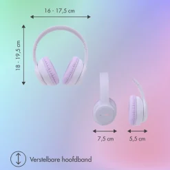 Imoshion Draadloze Bluetooth Kinder Koptelefoon met LED Verlichting Outlet