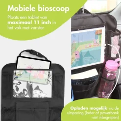 Imoshion 9-in-1 Autostoel Organizer voor Kinderen Inclusief Tablethouder Clearance